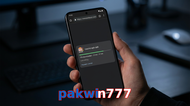 Main screen of Pakwin777 apk page for PK players