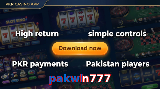Main screen of Pakwin777 gamedownload page for PK players