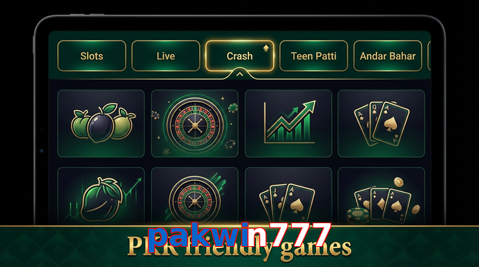 Game list for Pakwin777 games section